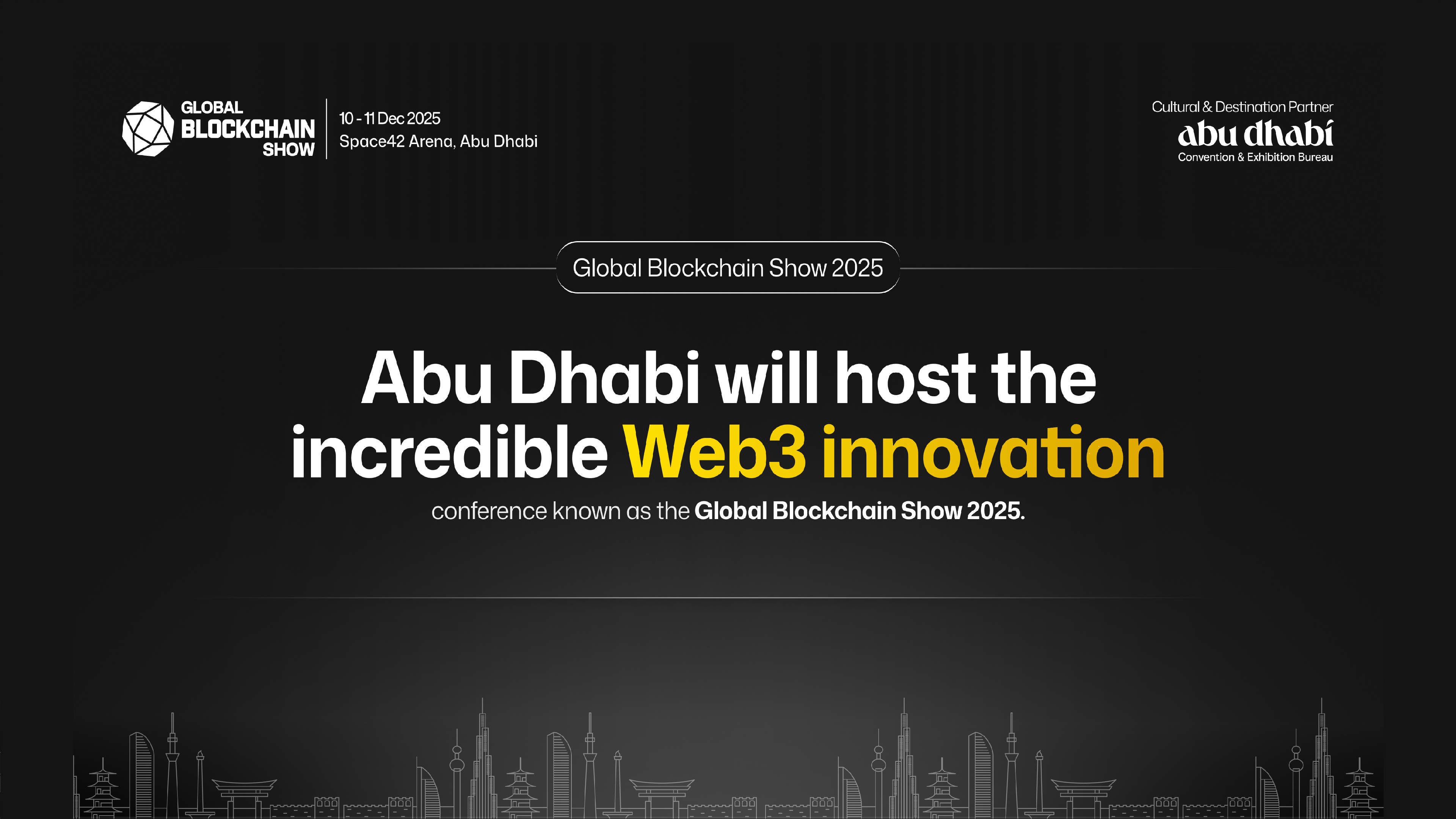 Block your dates for The Global Blockchain Show 2025 hosted by VAP Group in Abu  Dhabi - Cryptorank News